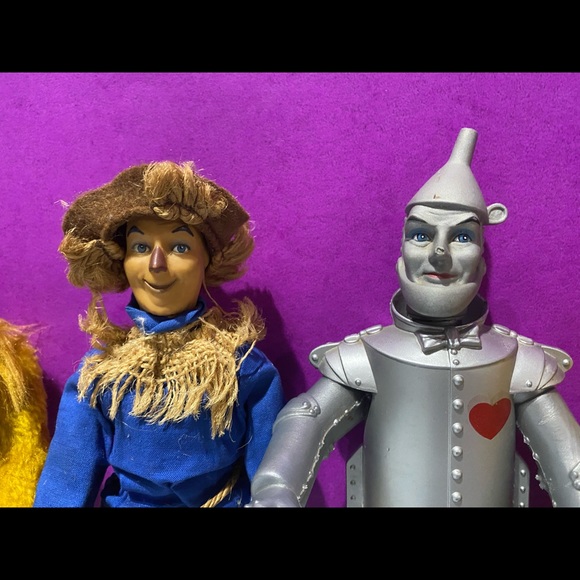 WIZARD OF OZ VINTAGE 1980s & 1990s COLLECTABLE POSABLE DOLL BUNDLE  OF 4  11.5” - Picture 16 of 16